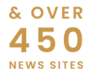 Over 450 news sites logo