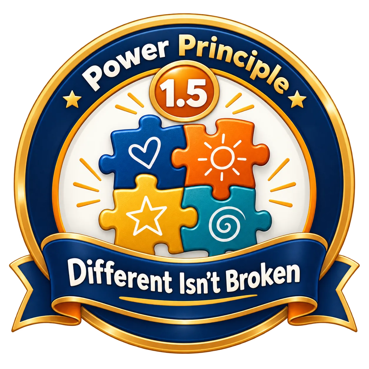 Different Isn't Broken Badge