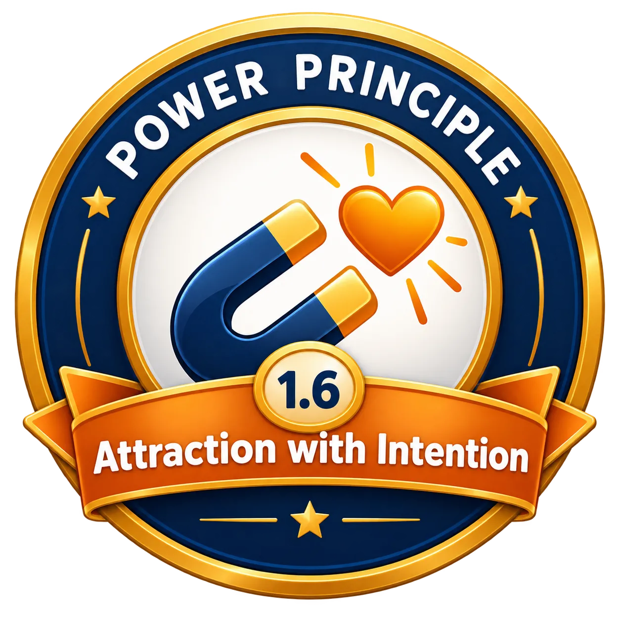 Attraction With Intention Badge