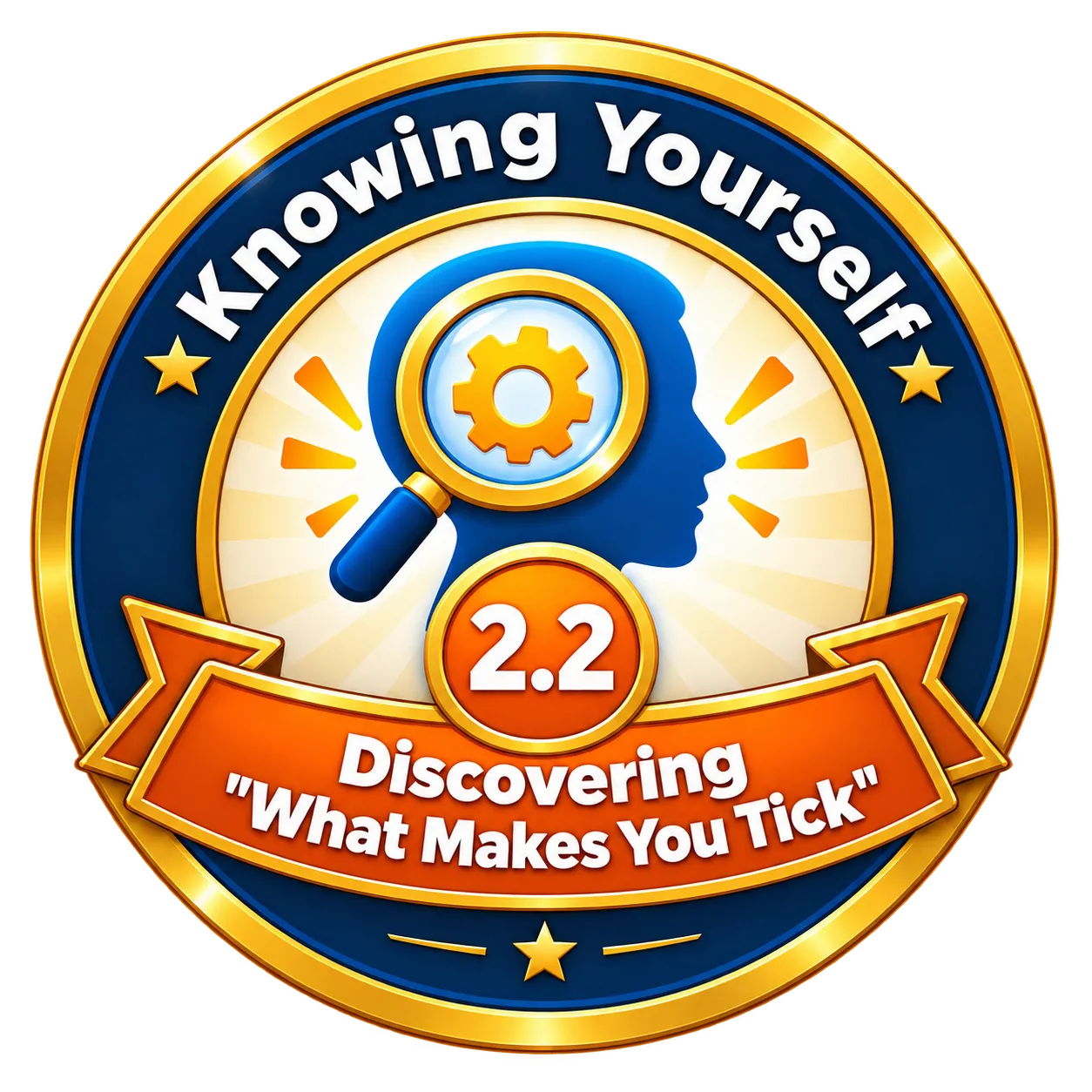 Discovering What Makes You Tick Badge