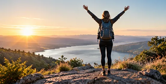 Person looking ahead toward a hopeful and successful future after divorce